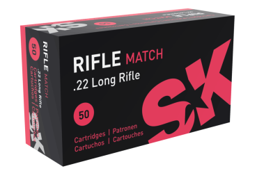 SK Rifle Match .22lfb 40 gr Blei RN, 50 Stück