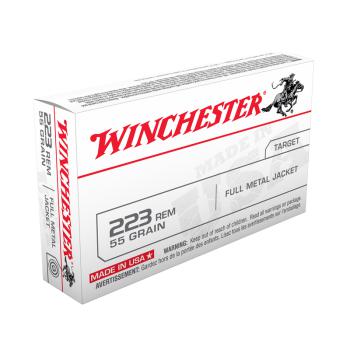 Winchester .223 Rem, 55 gr FMJ, 20 Stück
